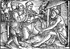Job's friends (1521 printed Bible)