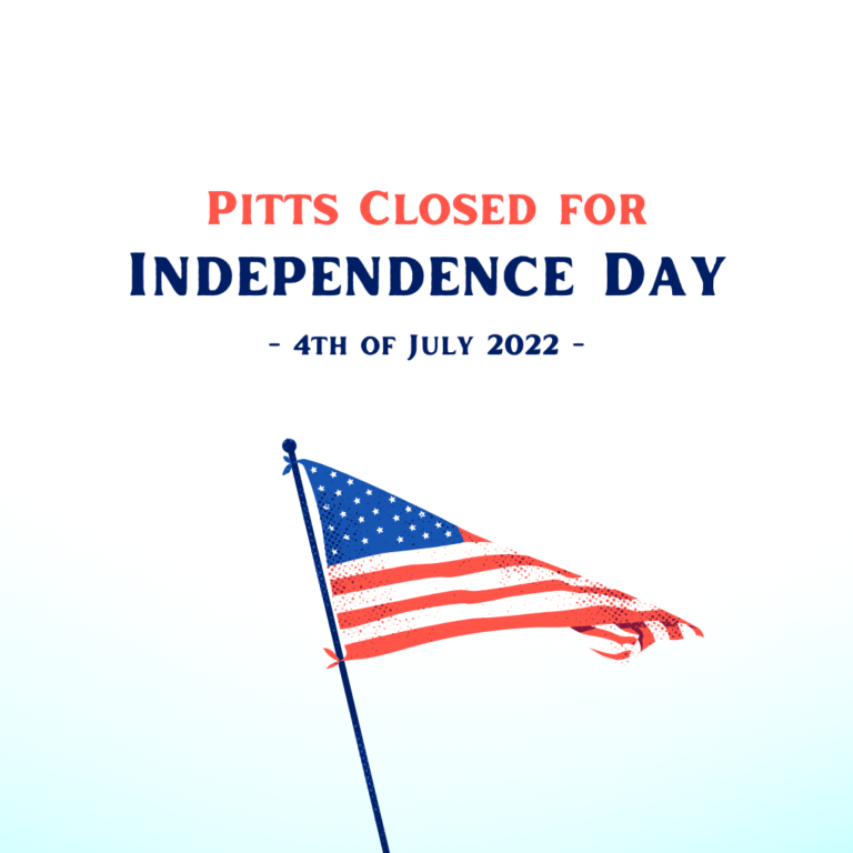 pitts closed for independence day